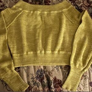 Free People Crop Sweater